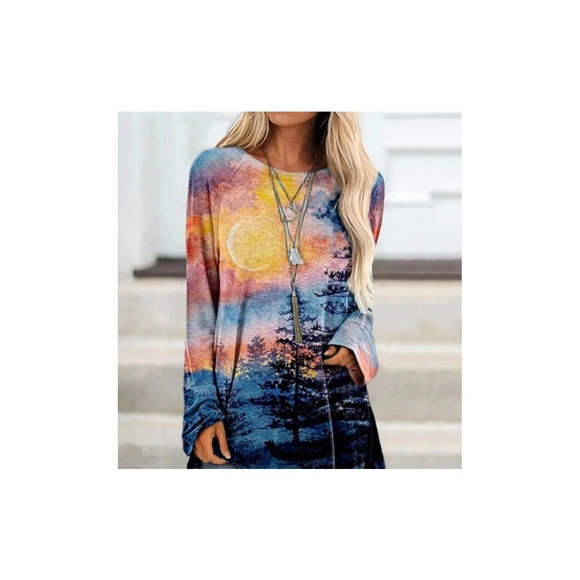 Tops - New Women's scenery shirt